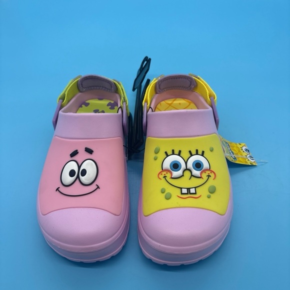 Sponge Bob SquarePants & Patrick Star Clogs Sandals Shoes Ground Up Unisex Sz 10 - Picture 8 of 8